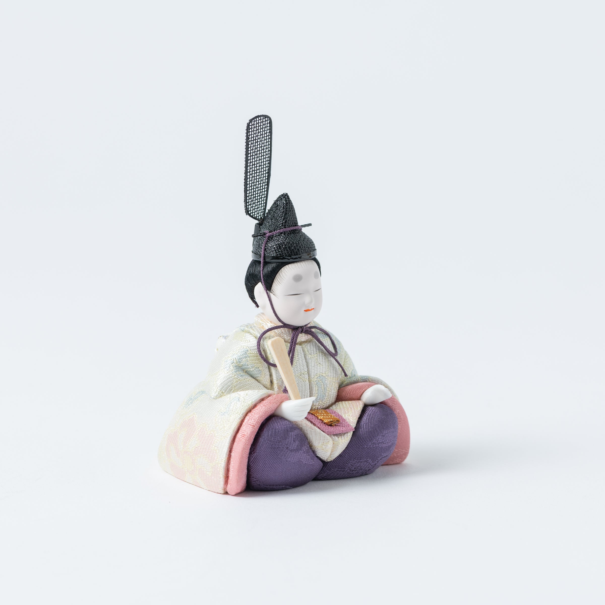 Peony Arabesque Hina Dolls with Golden Folding Screen