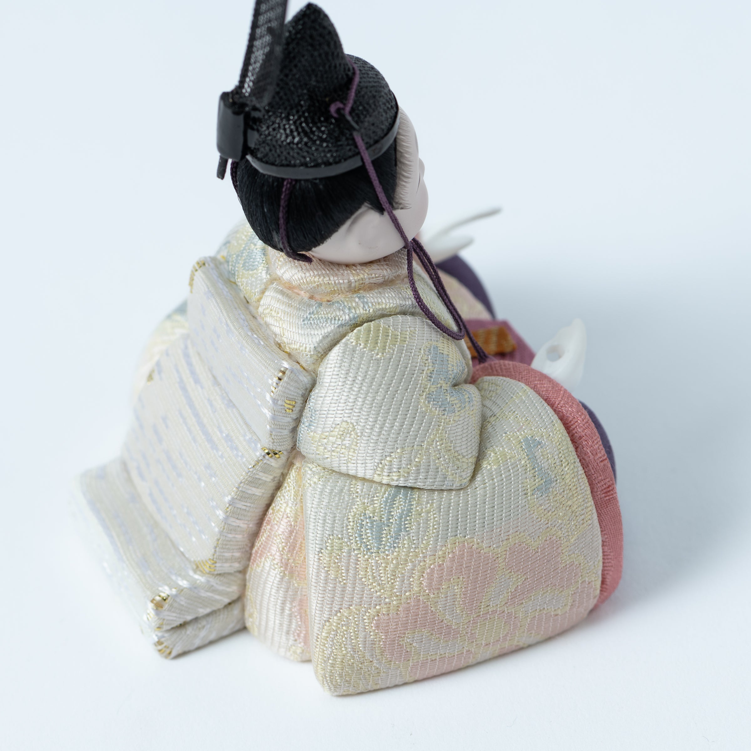Peony Arabesque Hina Dolls with Golden Folding Screen