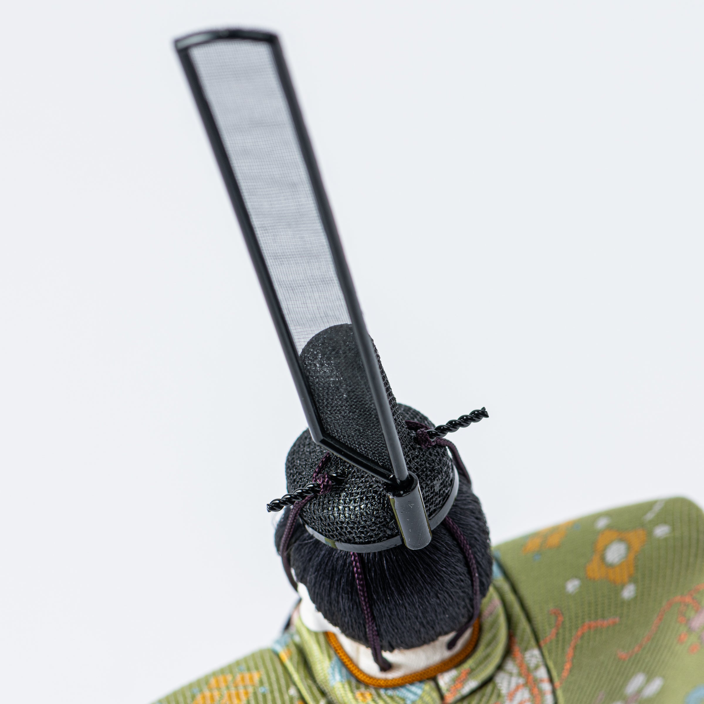 Standing Hina Dolls with Maki-e Plum Blossom Screen