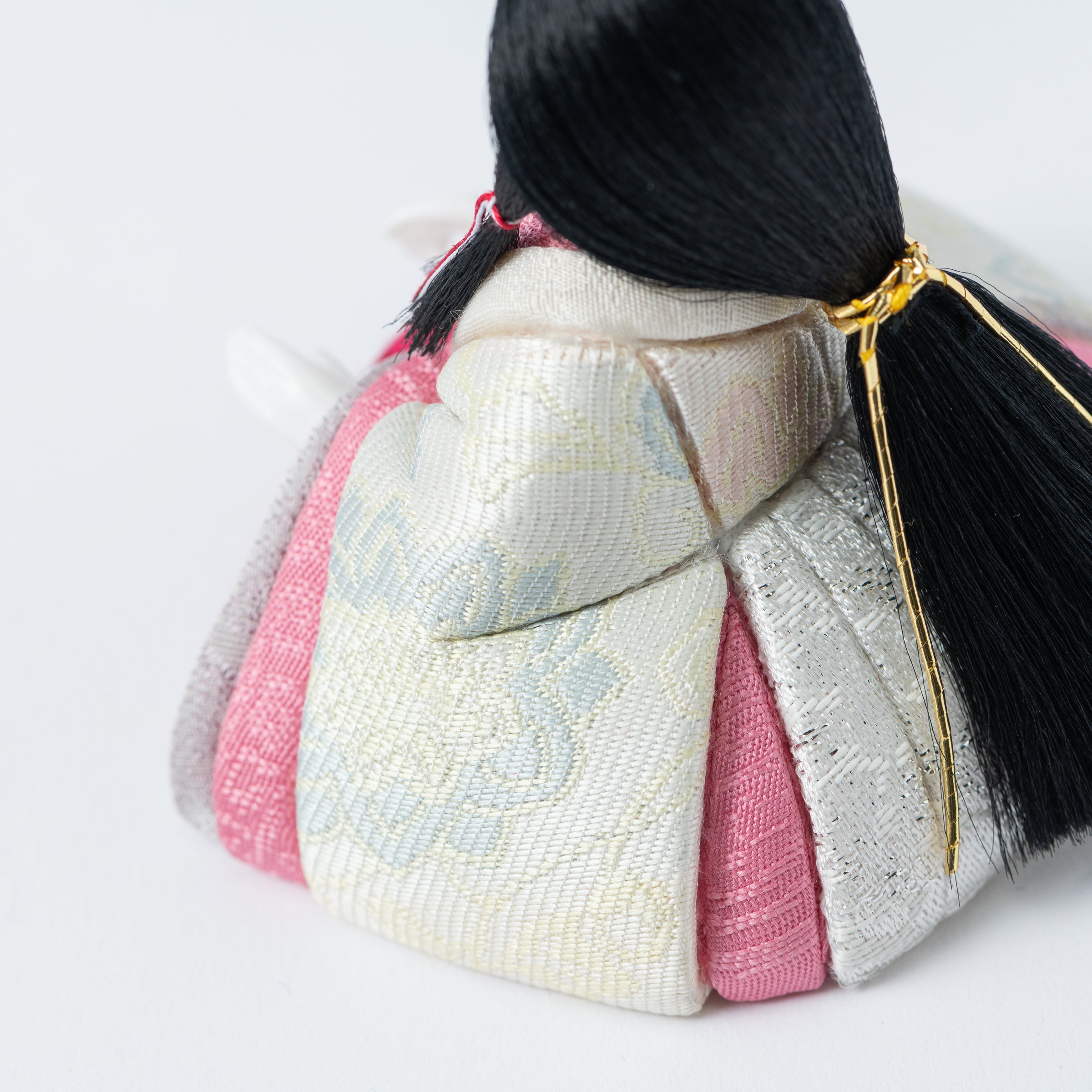 Peony Arabesque Hina Dolls with Golden Folding Screen