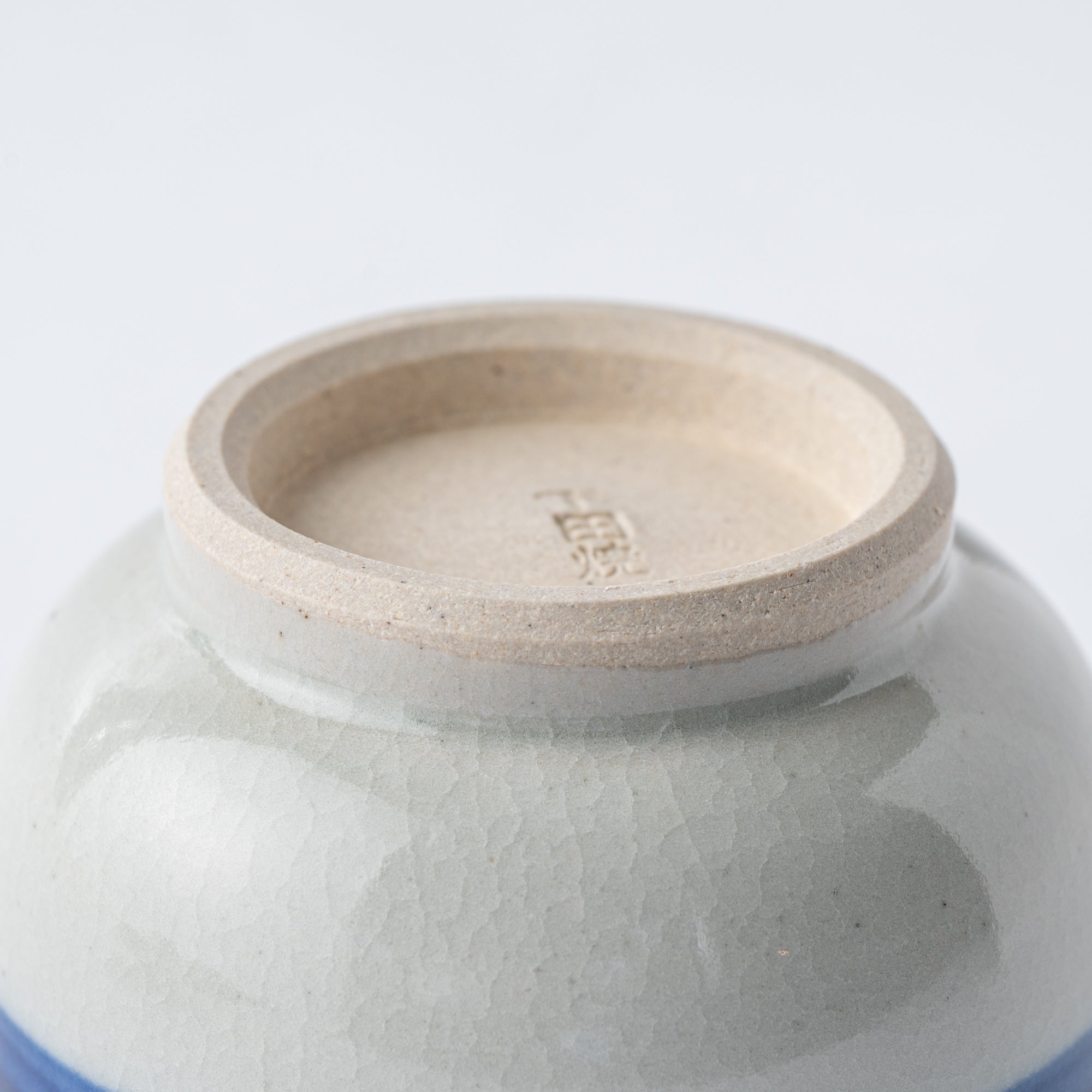 Bol Chawanmushi au pinceau bleu
