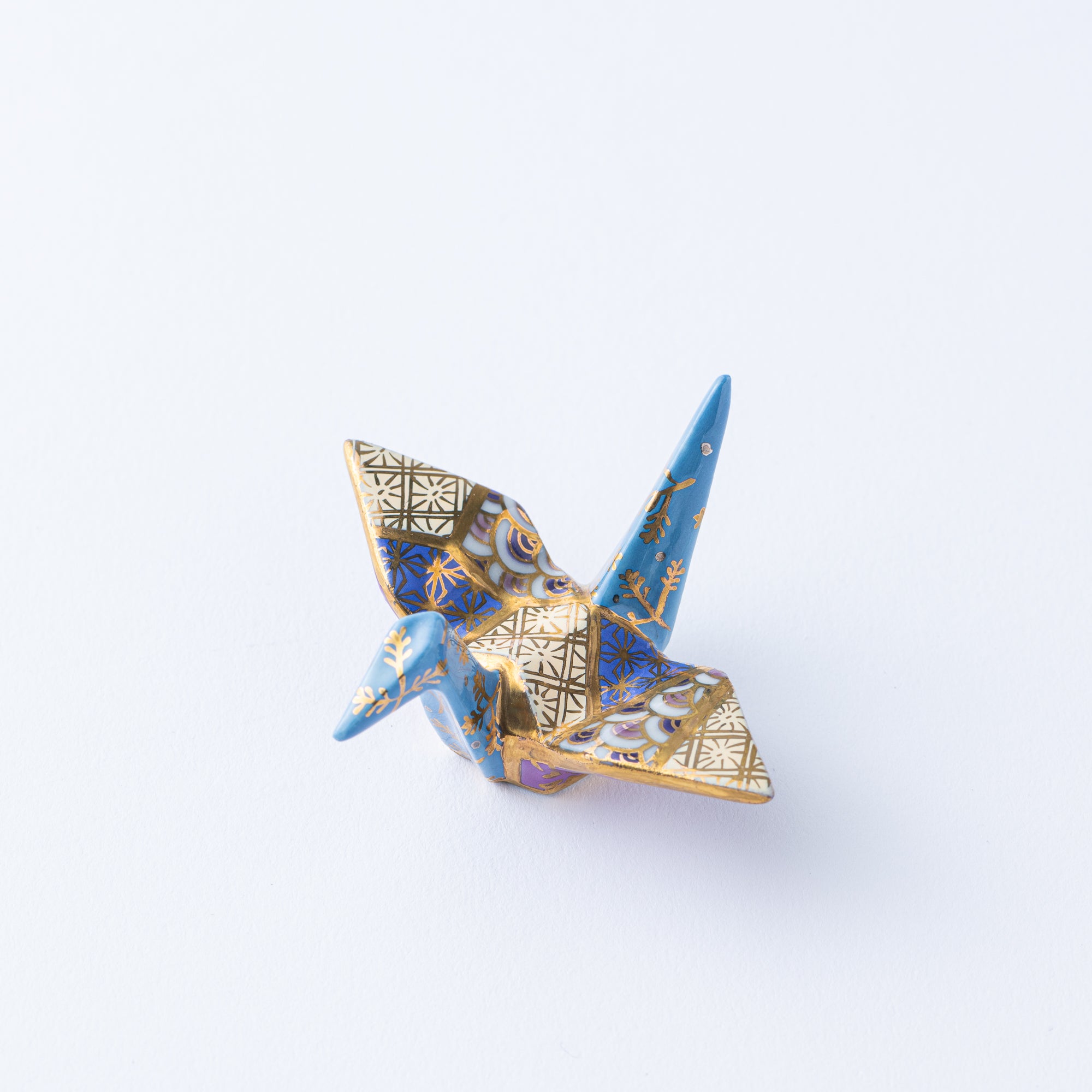 Adorno de Grulla Cielo Azul