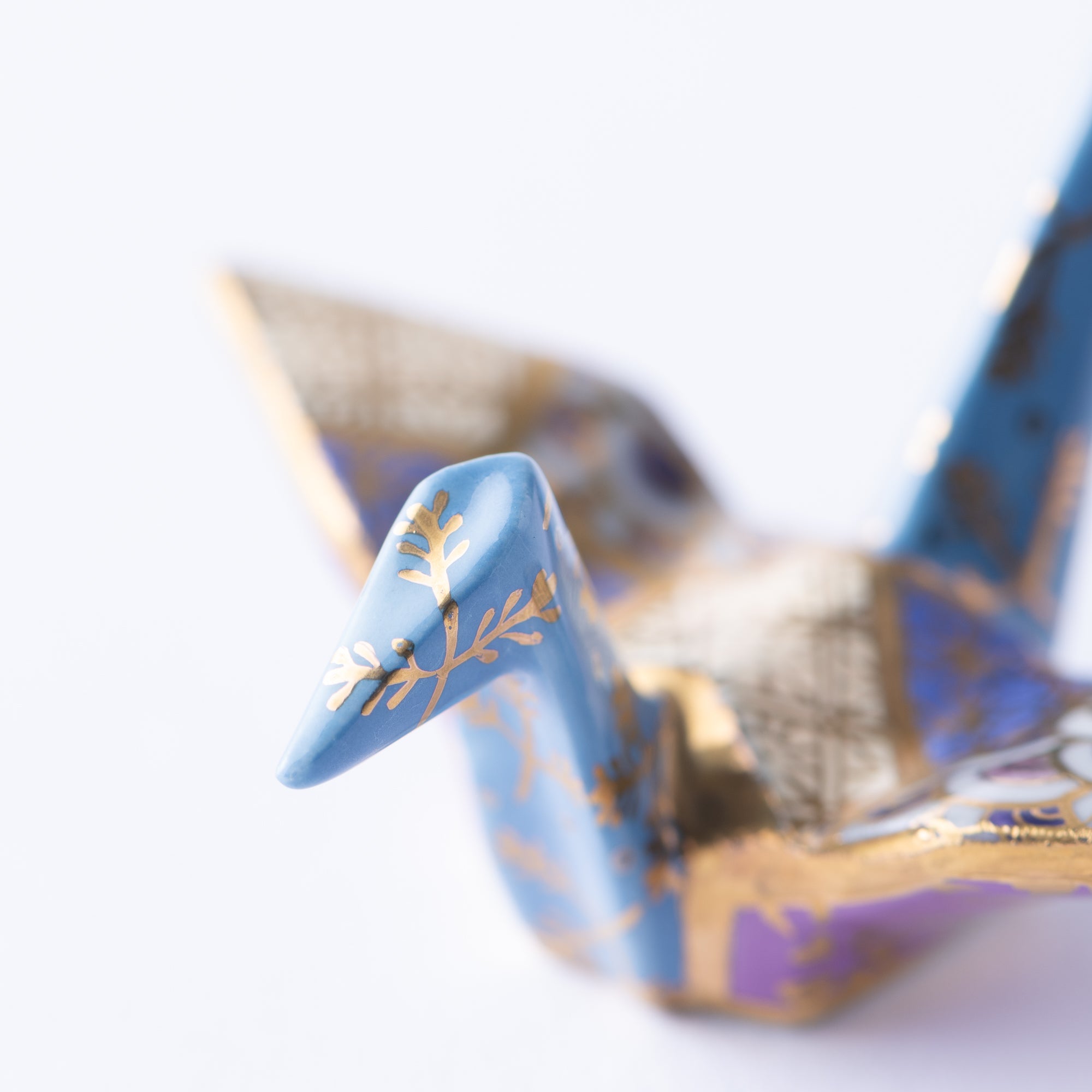 Blue Sky Crane Ornament