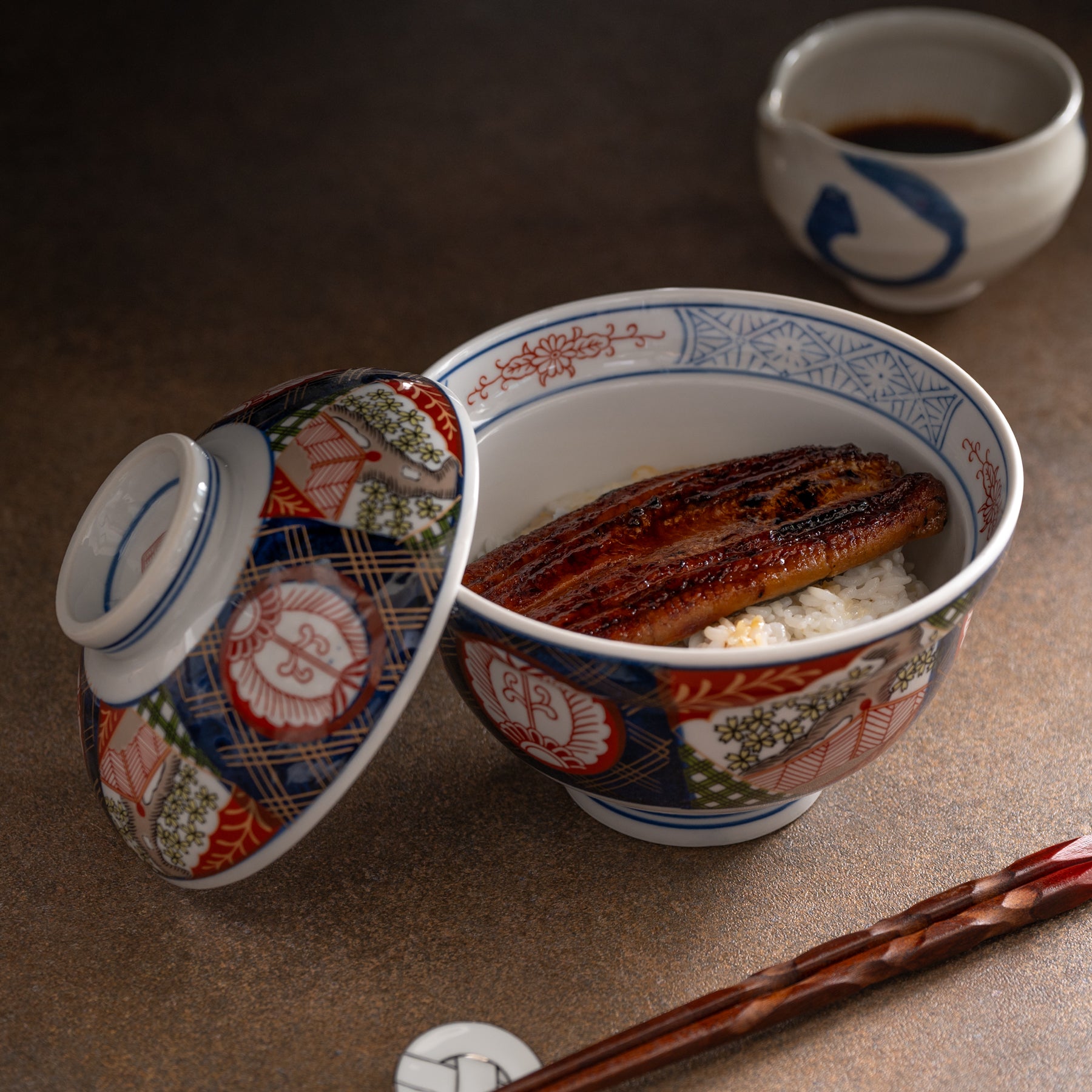 Nishiki Sakura Donburi Reisschüssel mit Deckel 6,4 Zoll