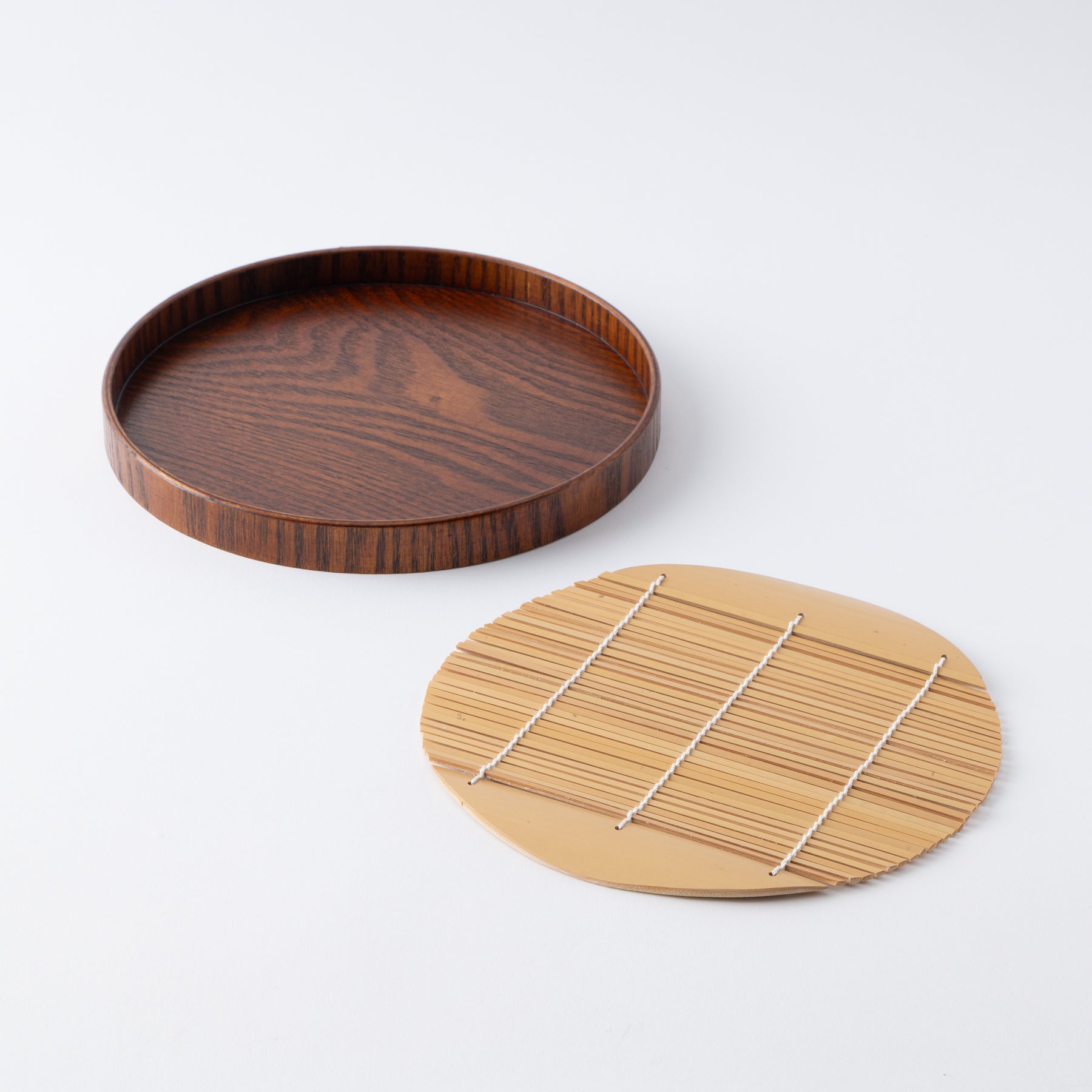 Round Japanese Soba Tray