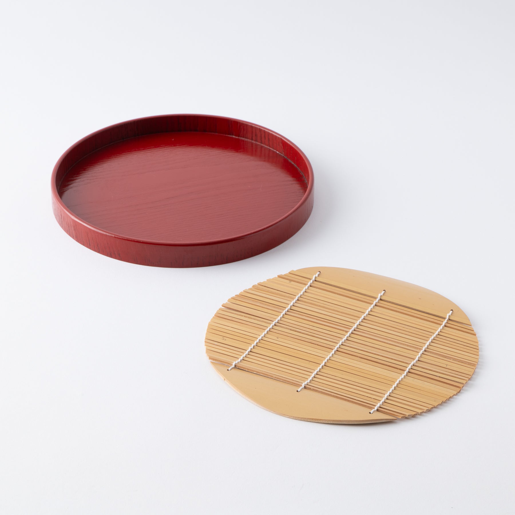 Round Japanese Soba Tray