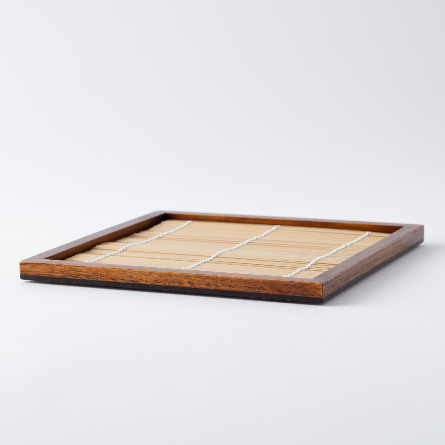Square Low-Rimmed Japanese Soba Tray