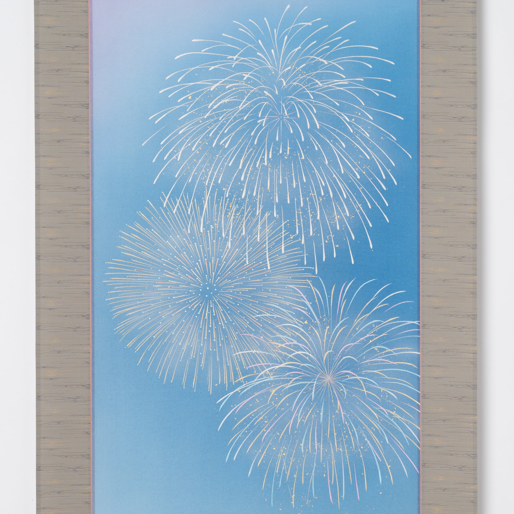 Fireworks Kakejiku Hanging Scroll