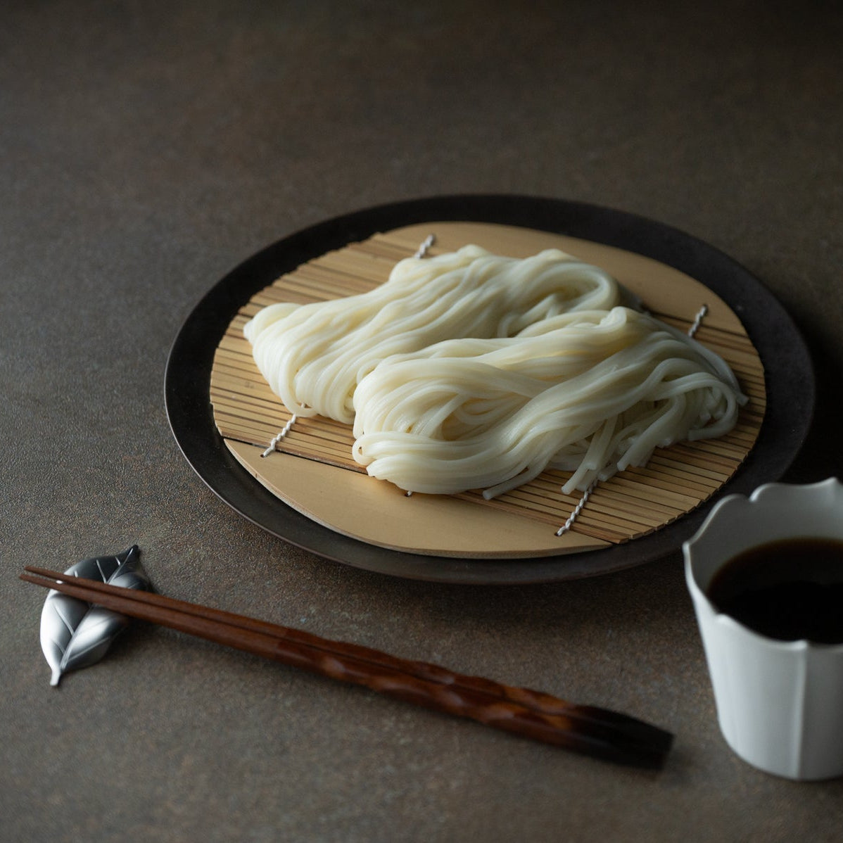 Round Japanese Soba Bamboo Strainer