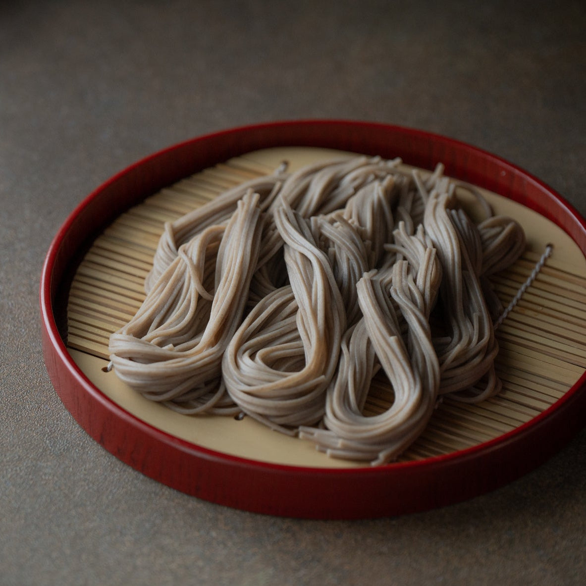 Round Japanese Soba Tray