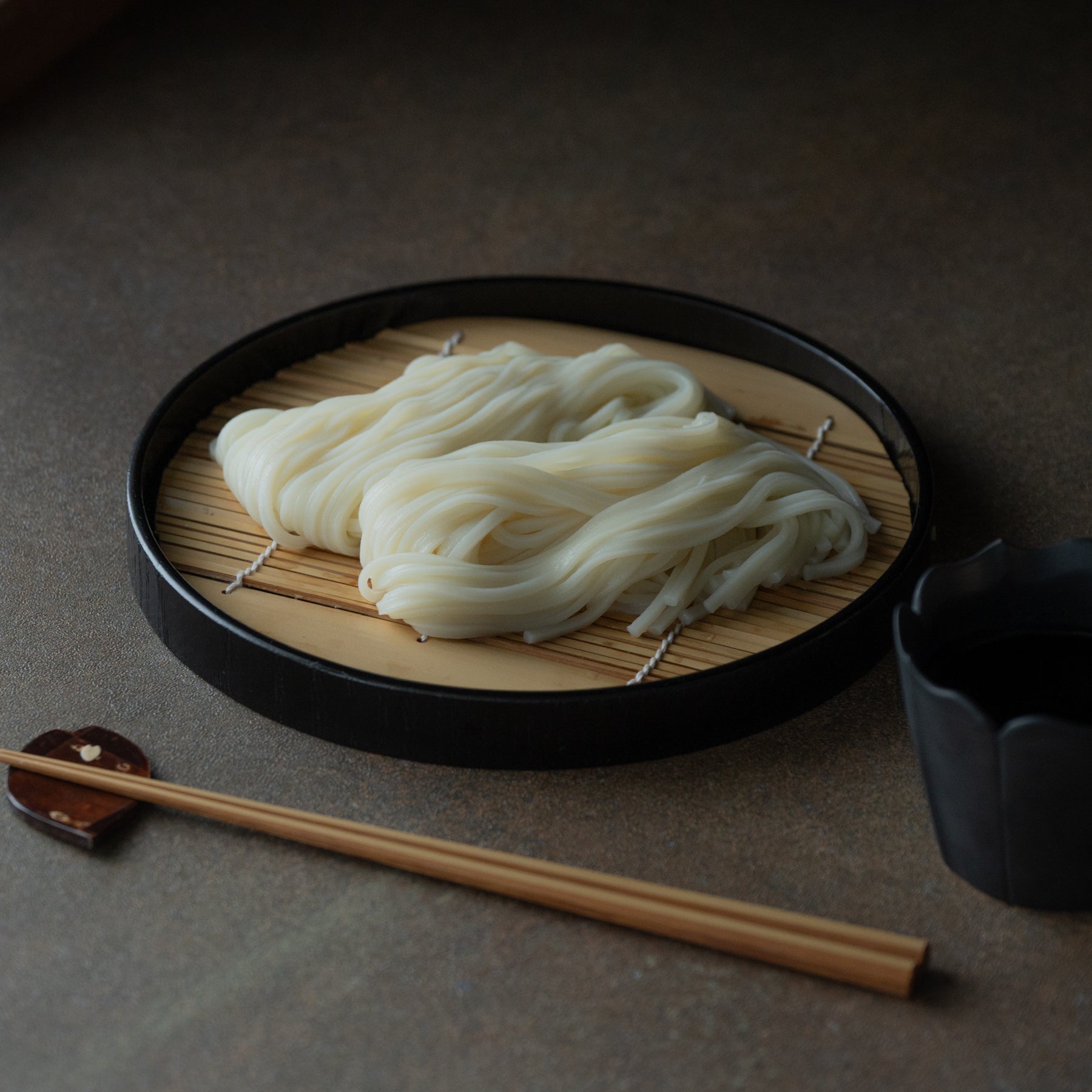 Round Japanese Soba Tray