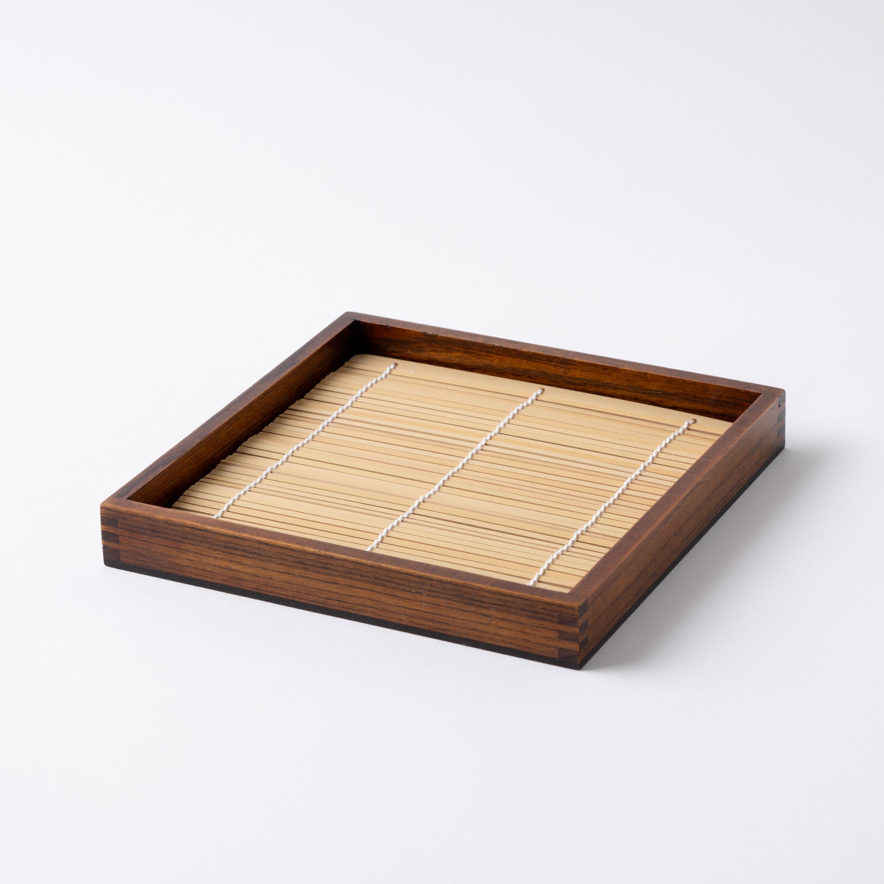 Square High-Rimmed Japanese Soba Tray
