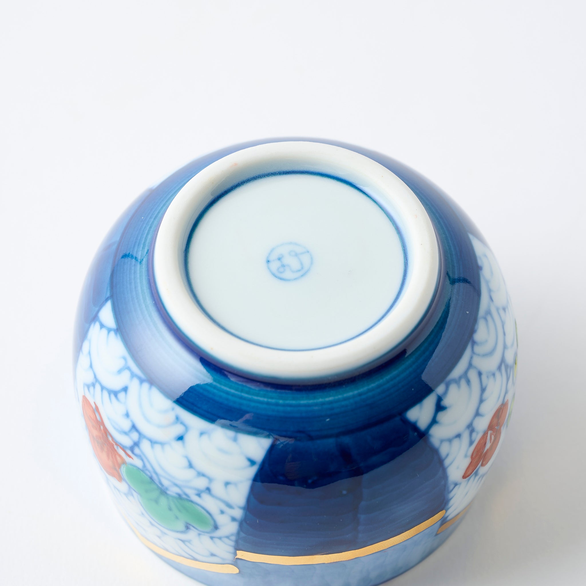Wave Motif with Pine and Plum Blossom Chawanmushi Bowl