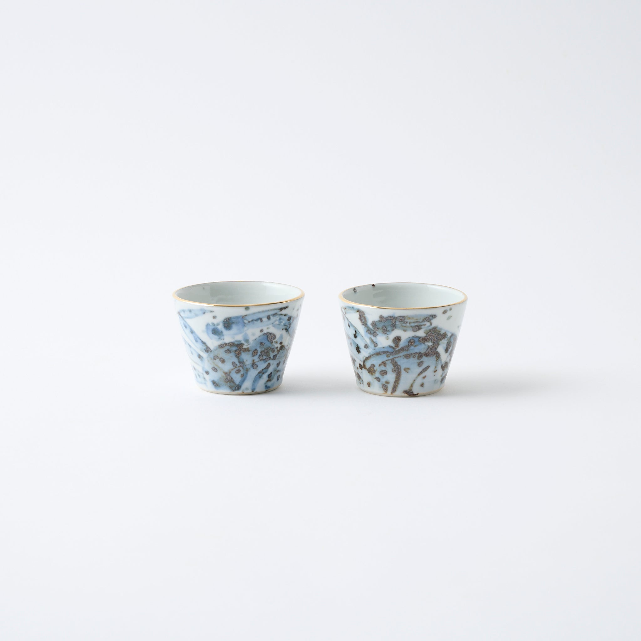 Sake-Set „Meerestiere in Blau"