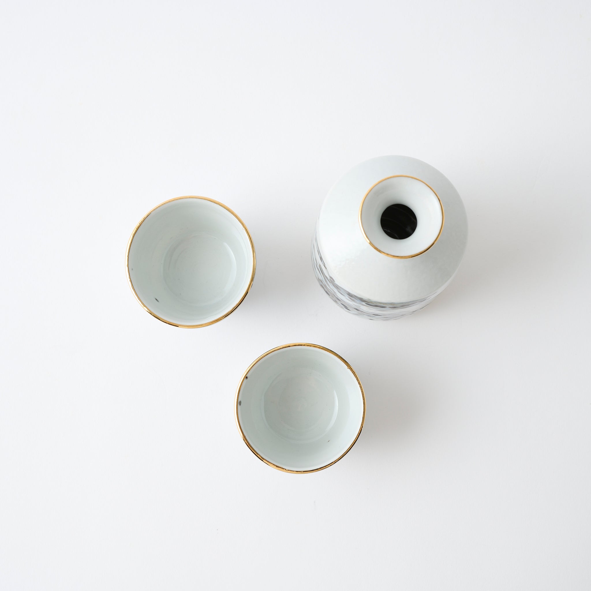 Sake-Set „Meerestiere in Blau"