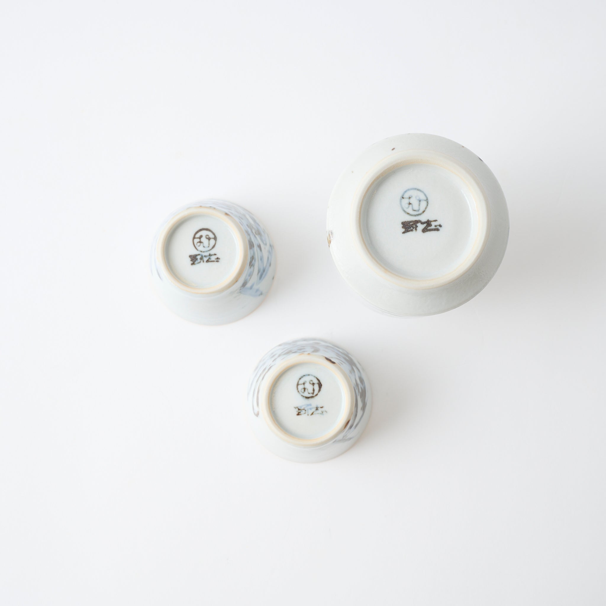 Sake-Set „Meerestiere in Blau"