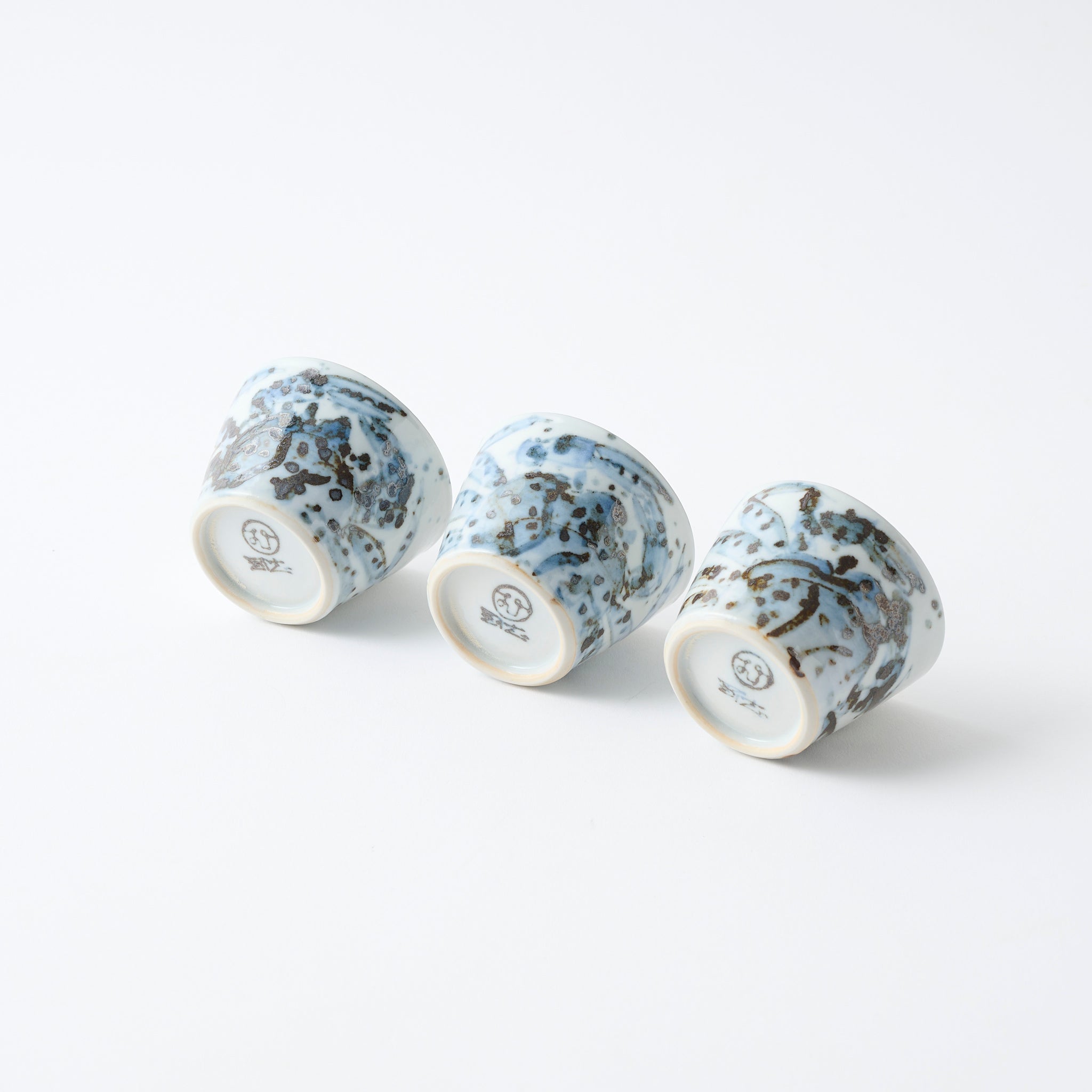 Sake-Set „Meerestiere in Blau"