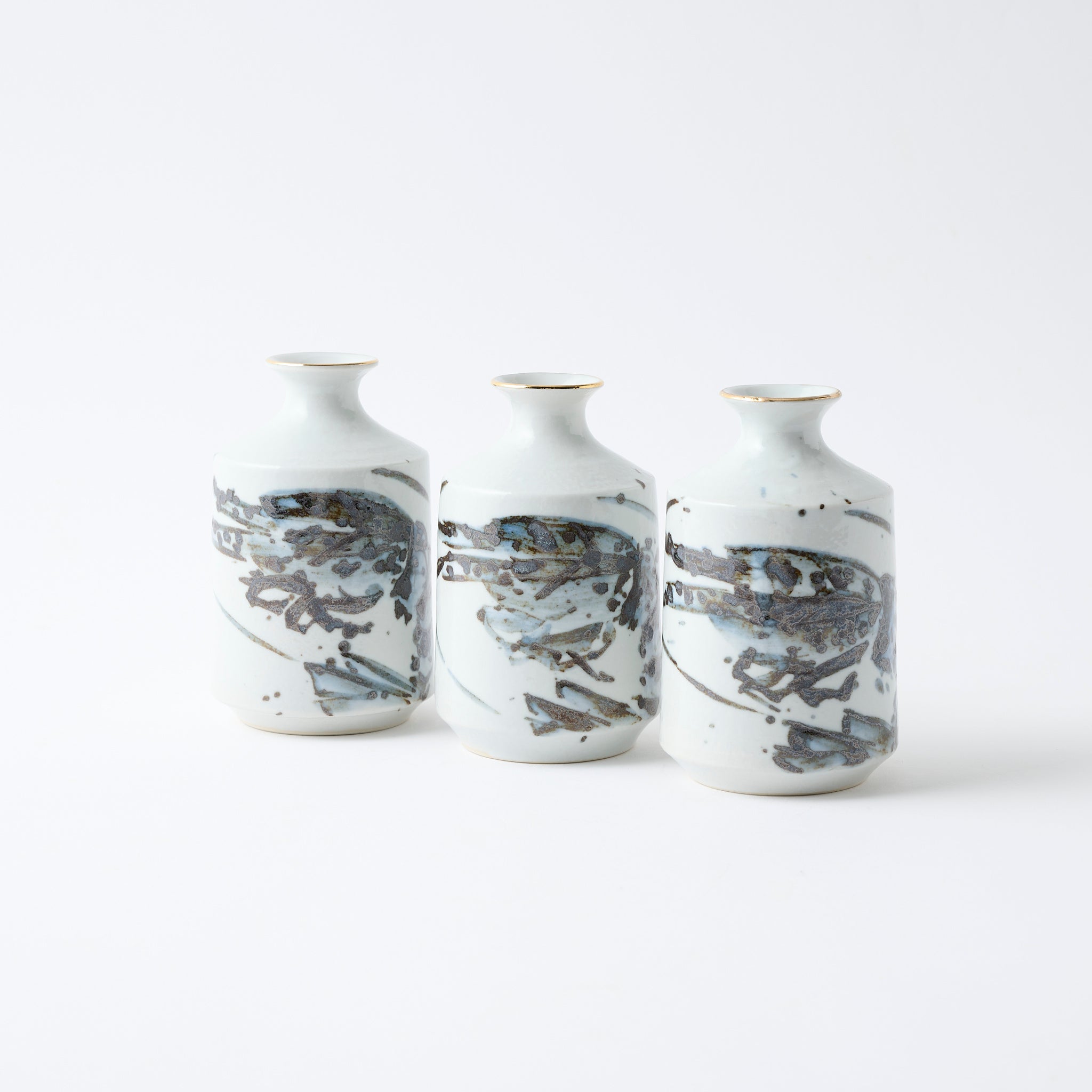Sake-Set „Meerestiere in Blau"