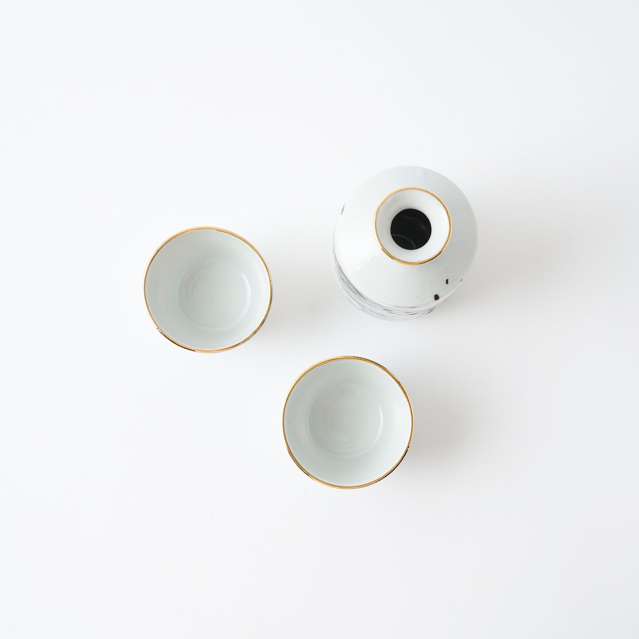 Sake-Set „Meerestiere in Blau"