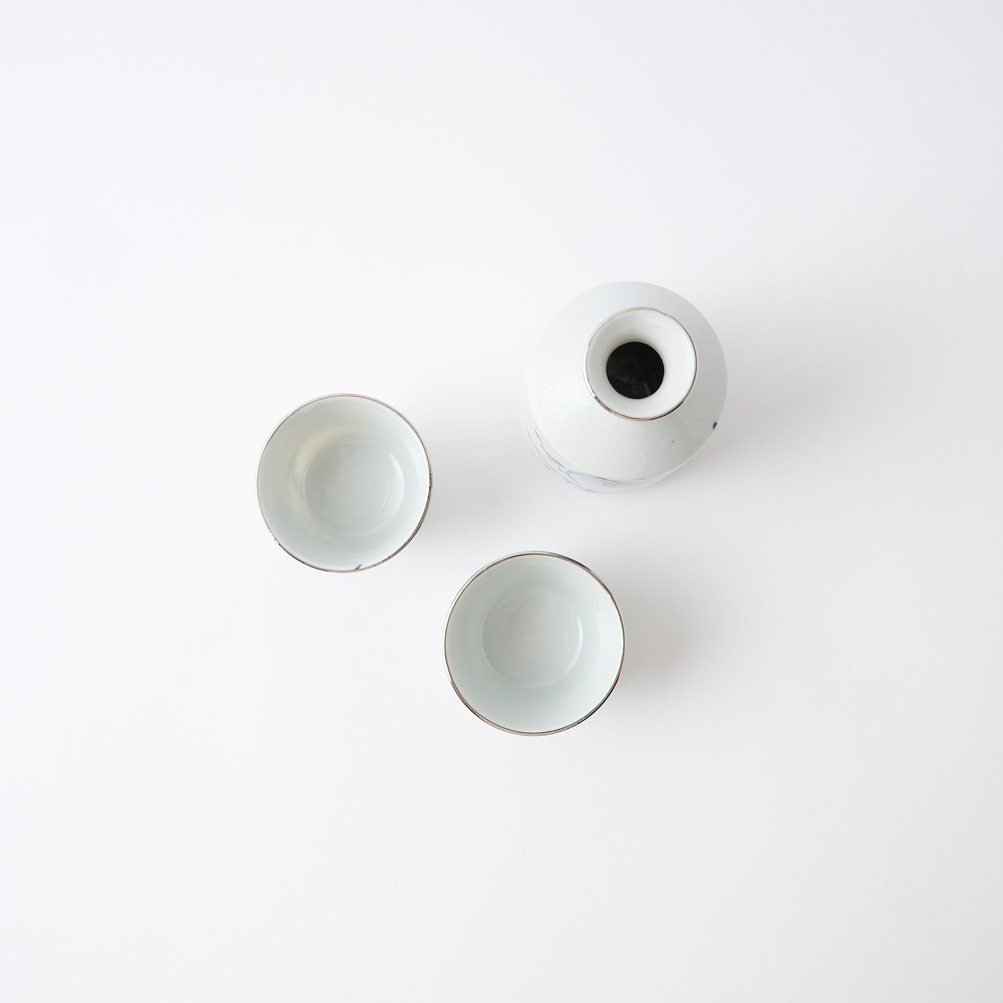 Sake-Set „Meerestiere in Blau"