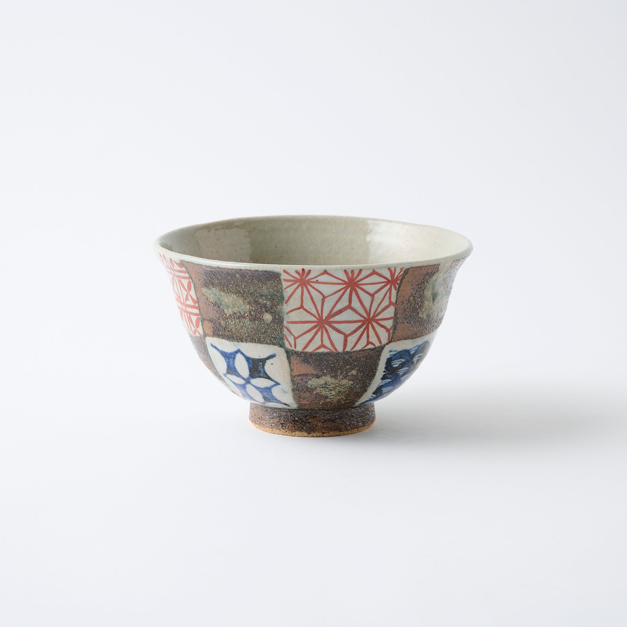 Cuenco Donburi con estampado de cuadros de 6,2 pulgadas