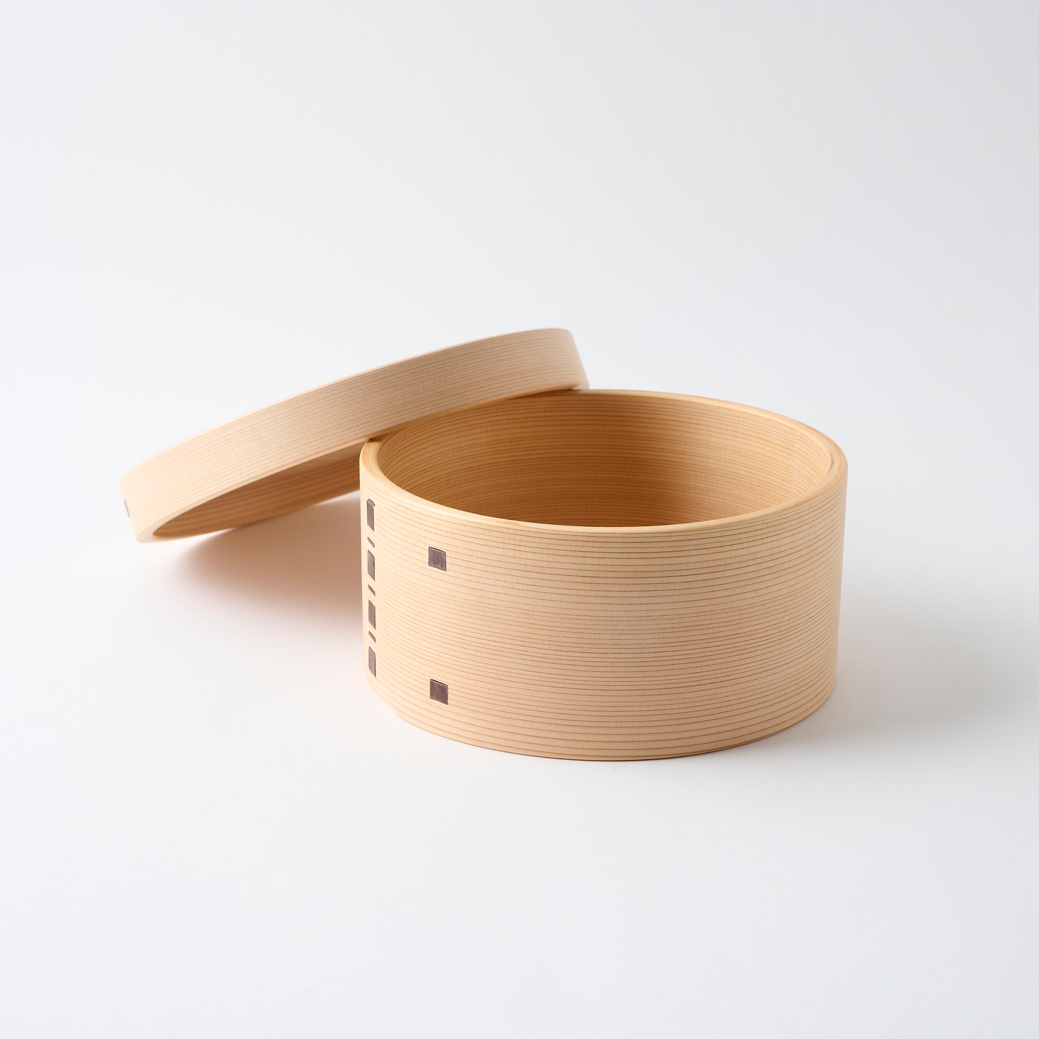 Récipient à riz Ohitsu en cèdre d'Akita
