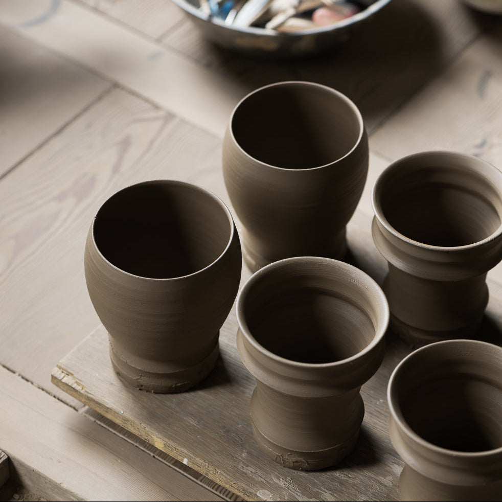 Chalaza Cracked Rim Speckled Plant Pot 3.1 In