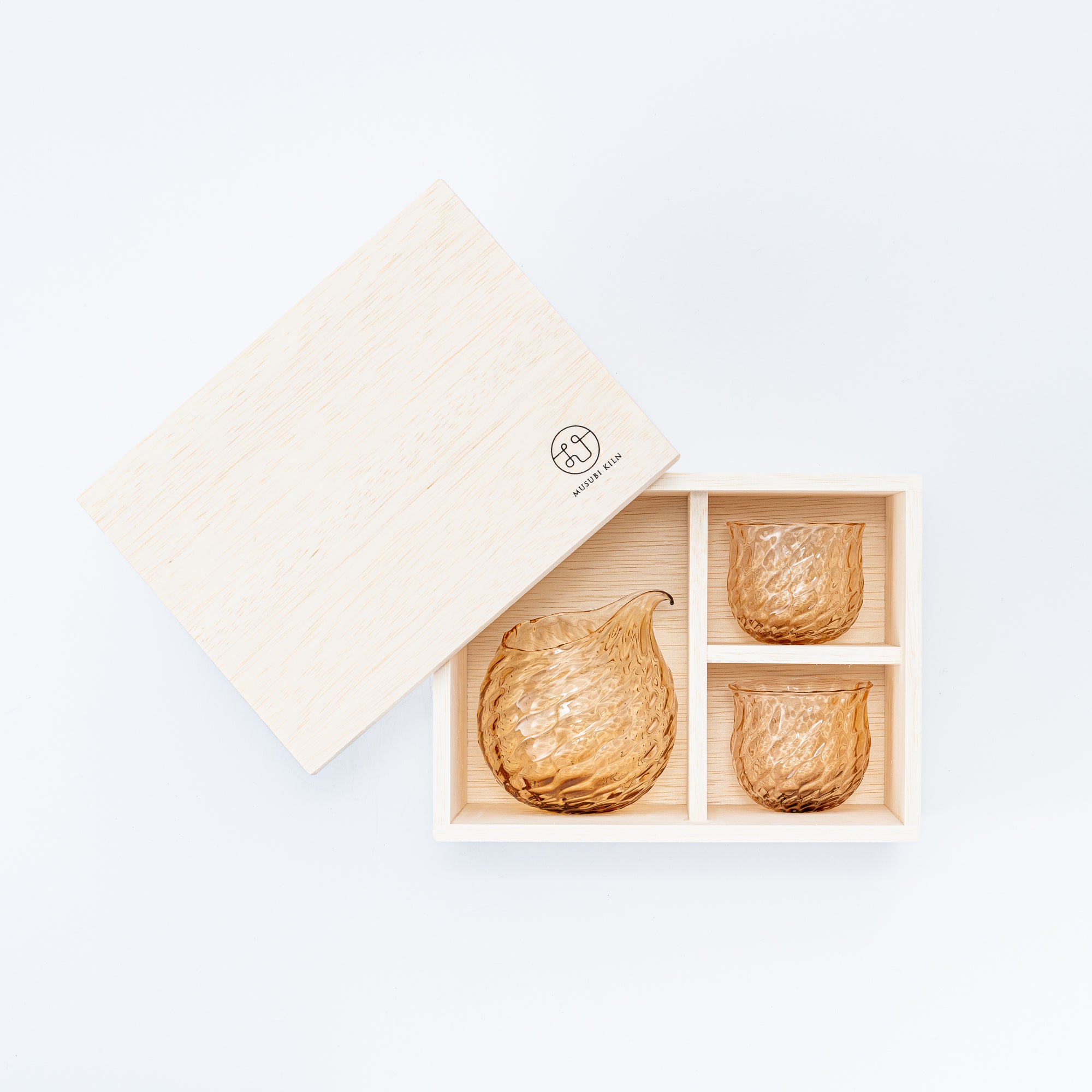Amber Uroko Sake Set