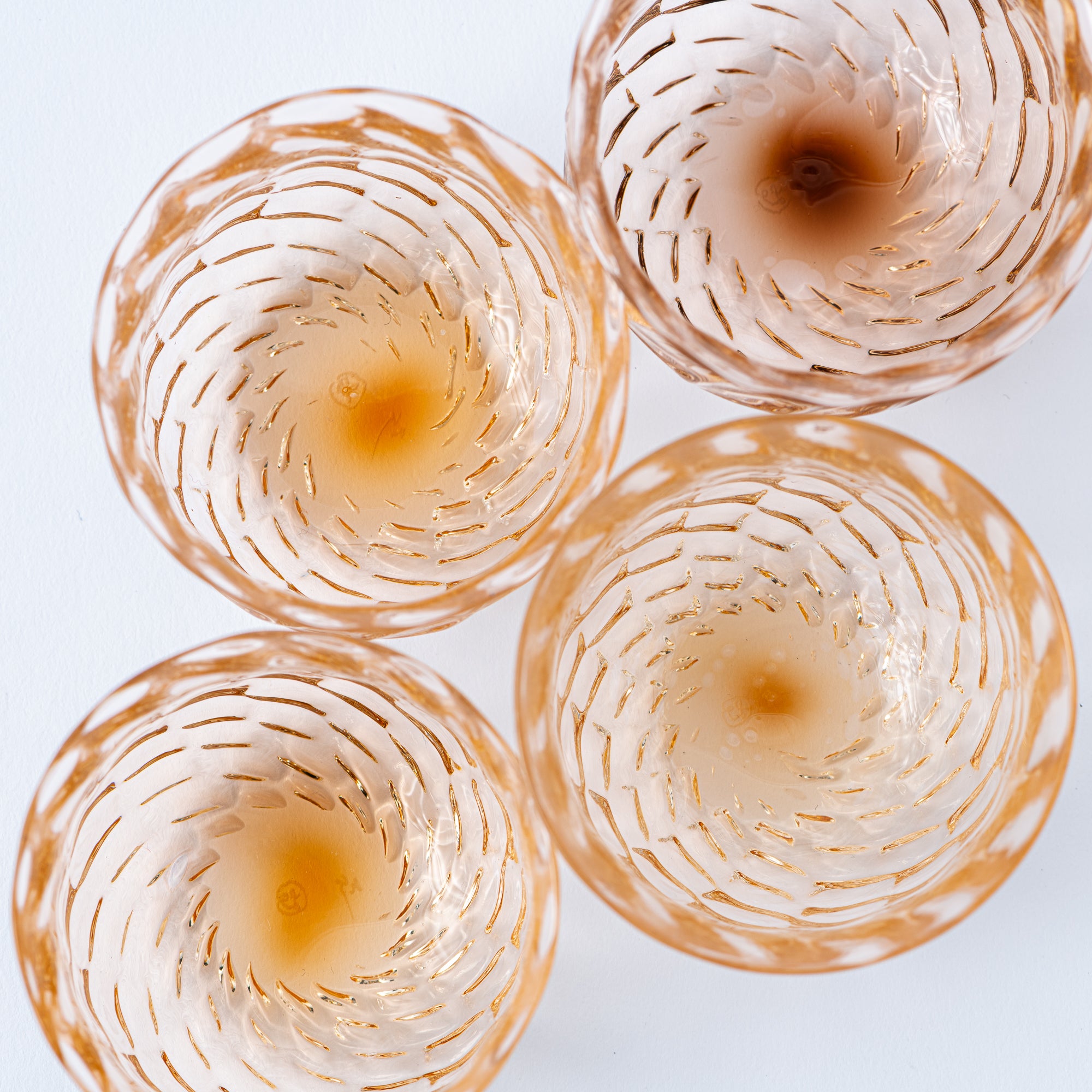 Amber Uroko Sake Set