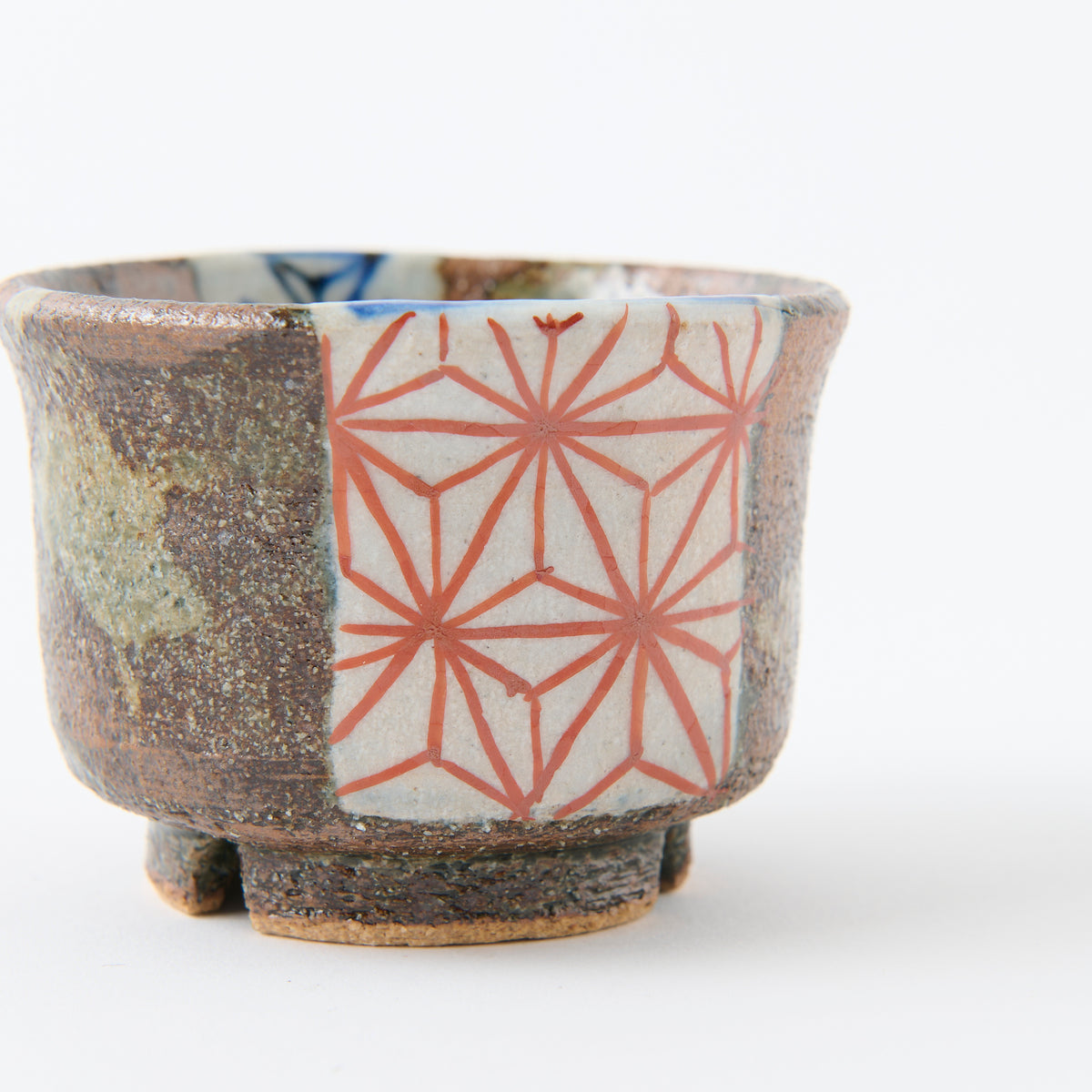Guinomi Sake-Becher im Hanfblatt-Design