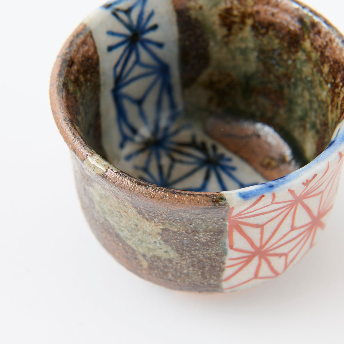 Guinomi Sake-Becher im Hanfblatt-Design
