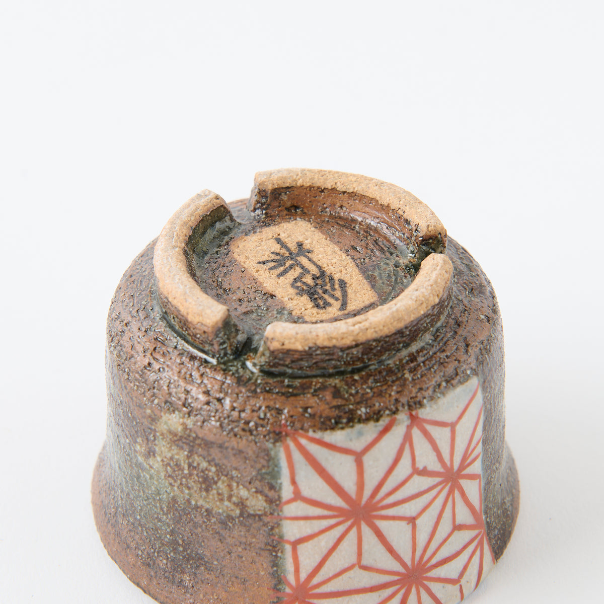 Guinomi Sake-Becher im Hanfblatt-Design