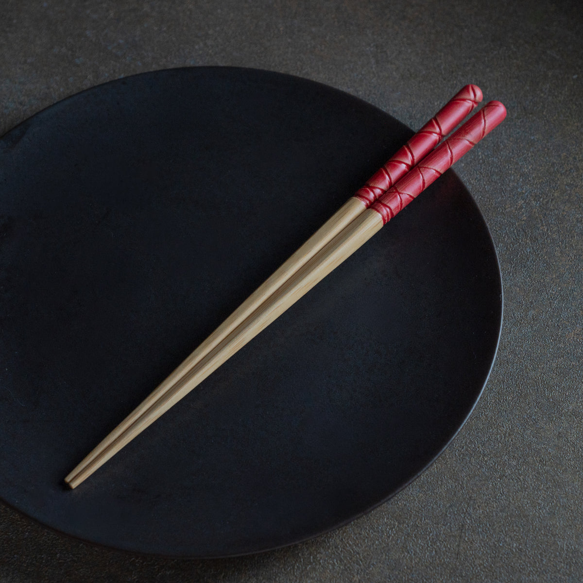 Baguettes épaisses à motif grain de bambou écaille de tortue
