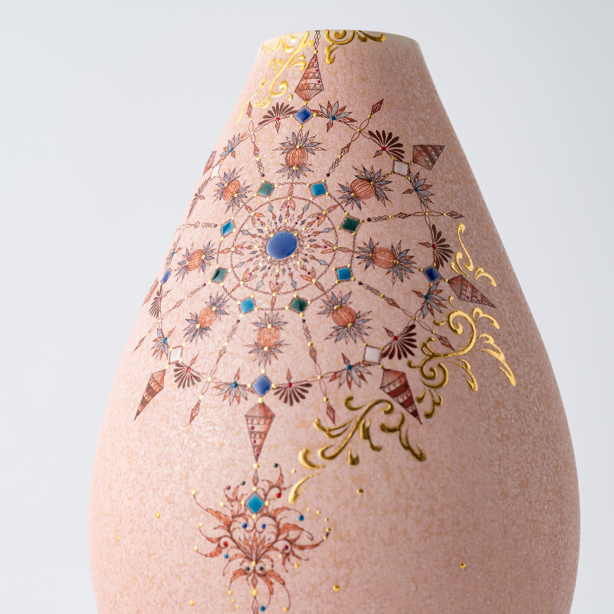 Ebicha-Saibyo Palast in der Dunst-Blumenvase