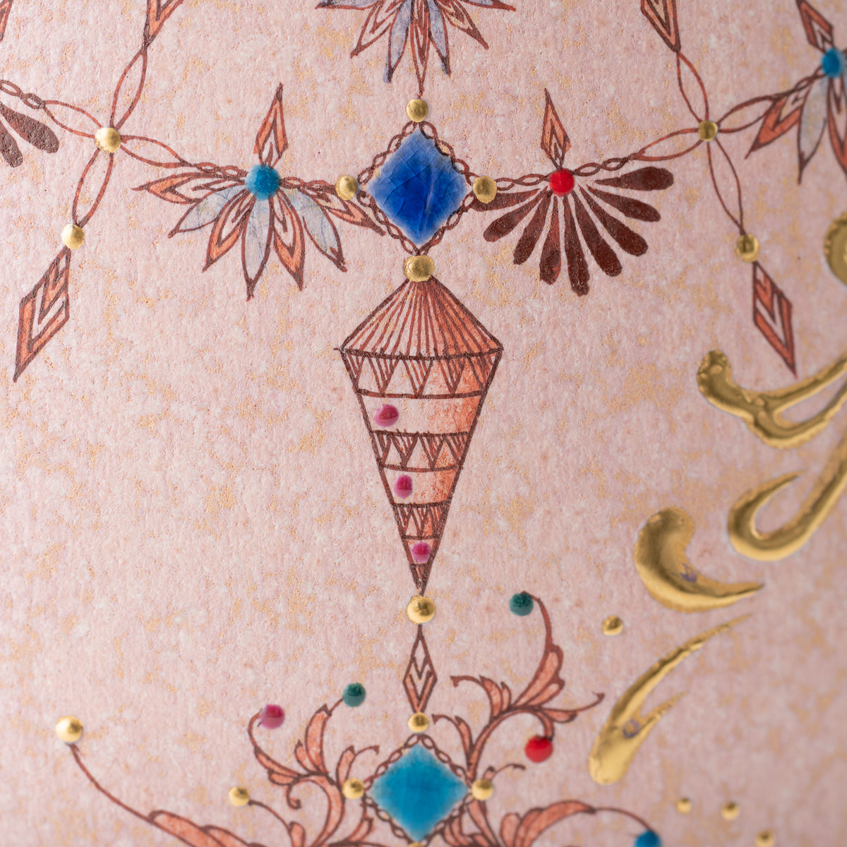 Ebicha-Saibyo Palast in der Dunst-Blumenvase