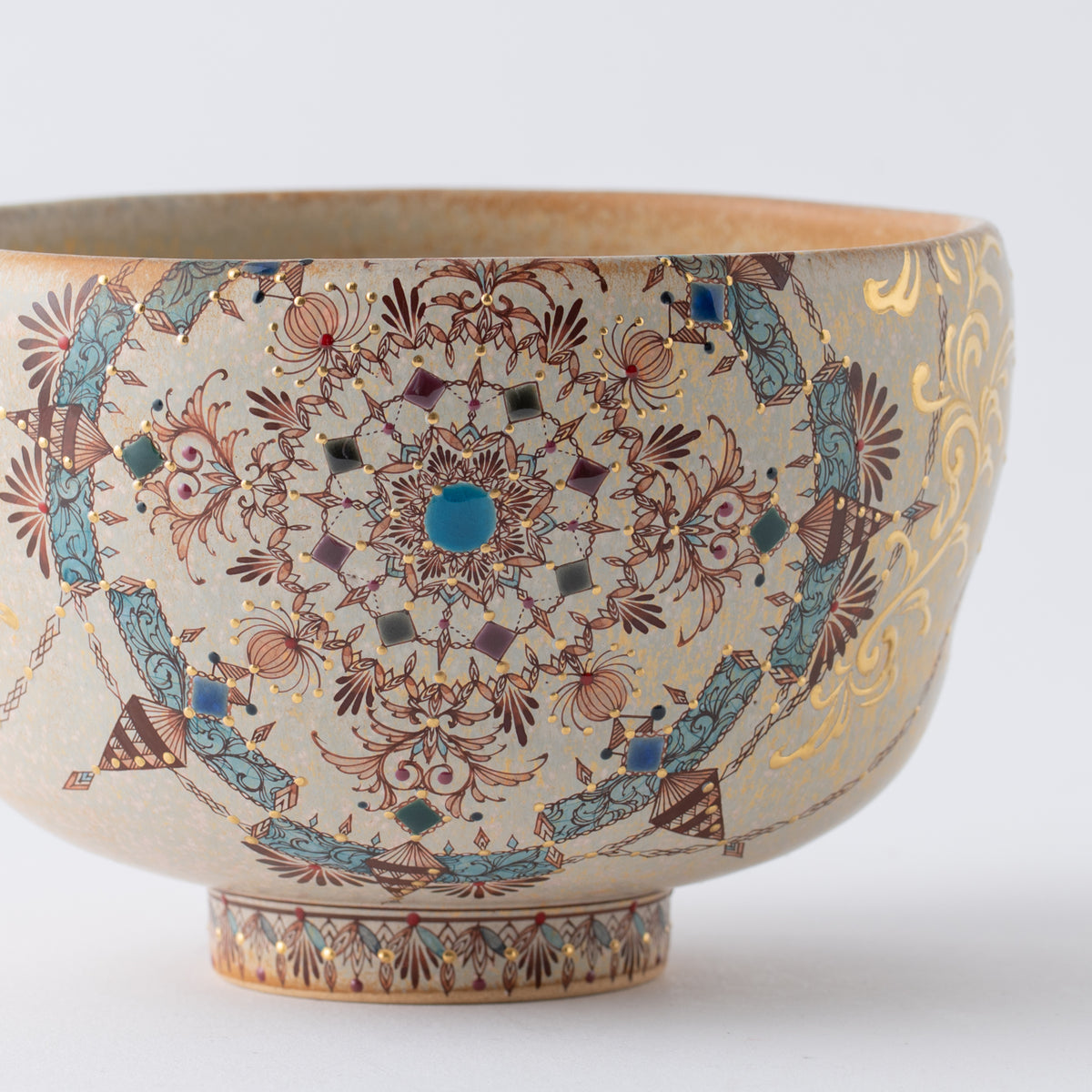 Ebicha-Saibyo Window with Gold