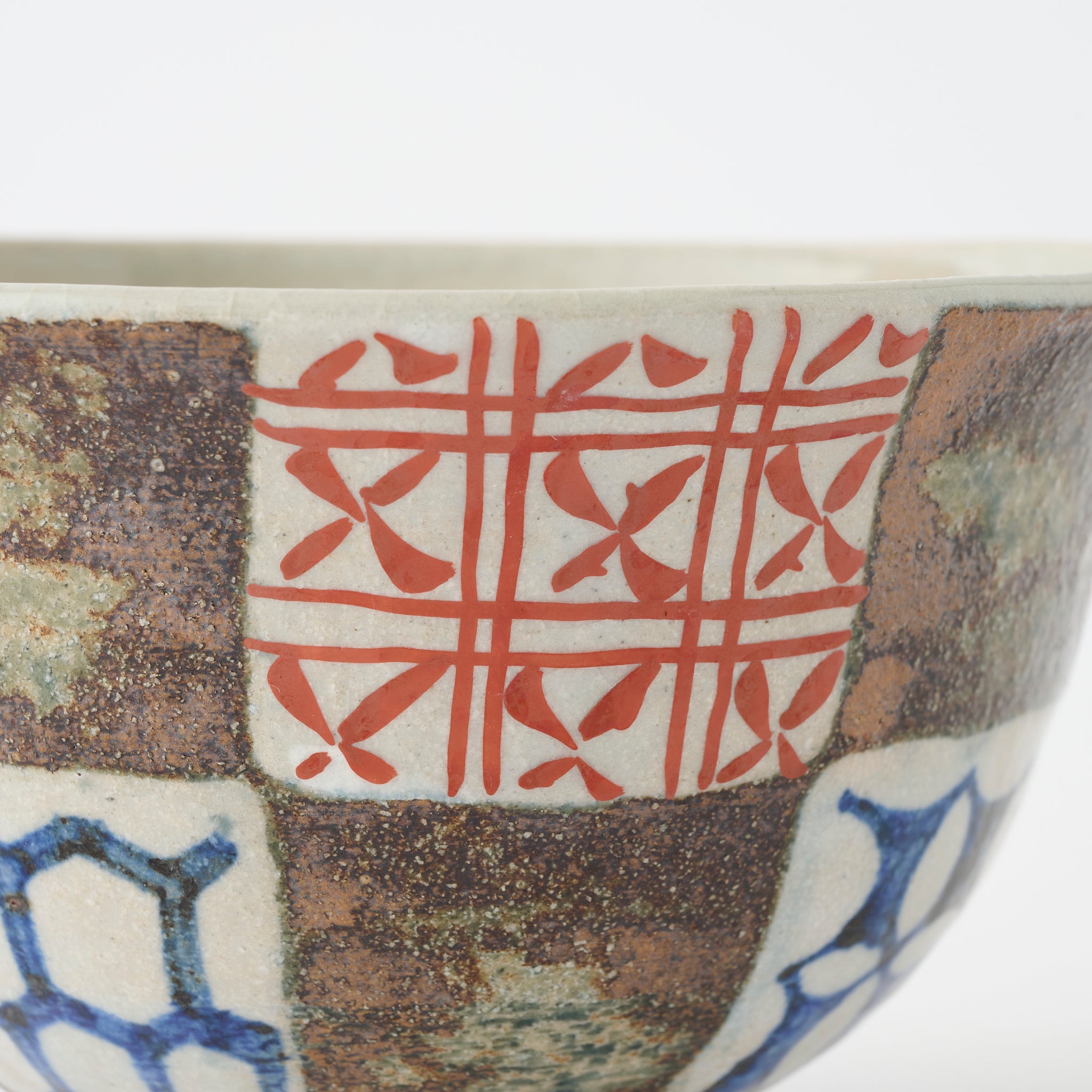 Cuenco Donburi con estampado de cuadros de 6,2 pulgadas