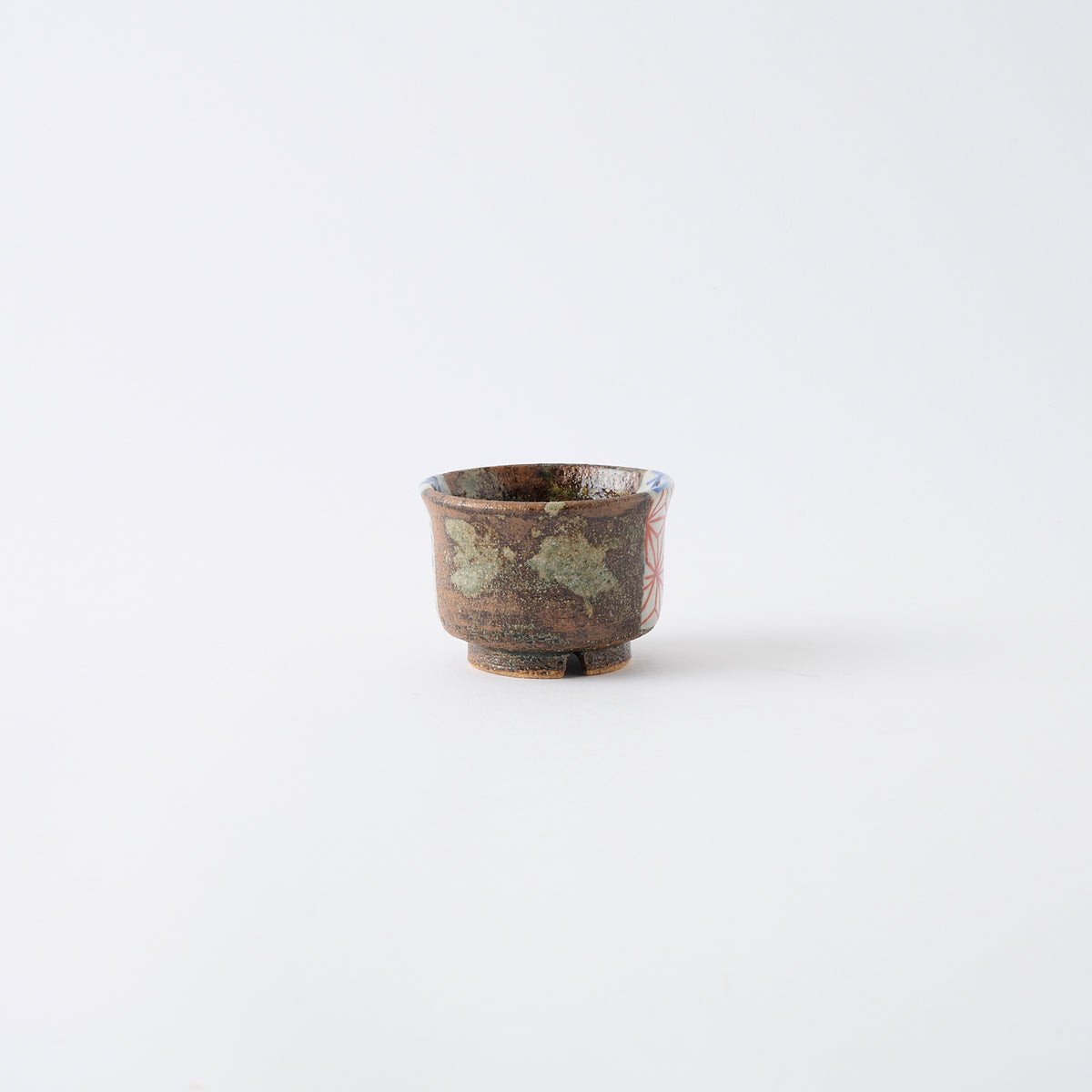 Guinomi Sake-Becher im Hanfblatt-Design
