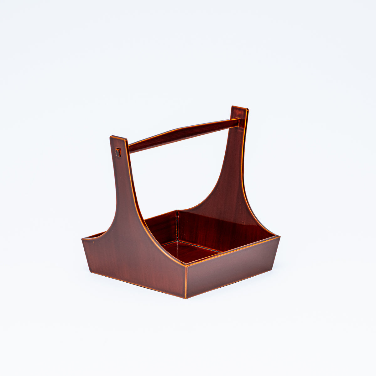 Golden Amber Hand-Carried Serving Tray