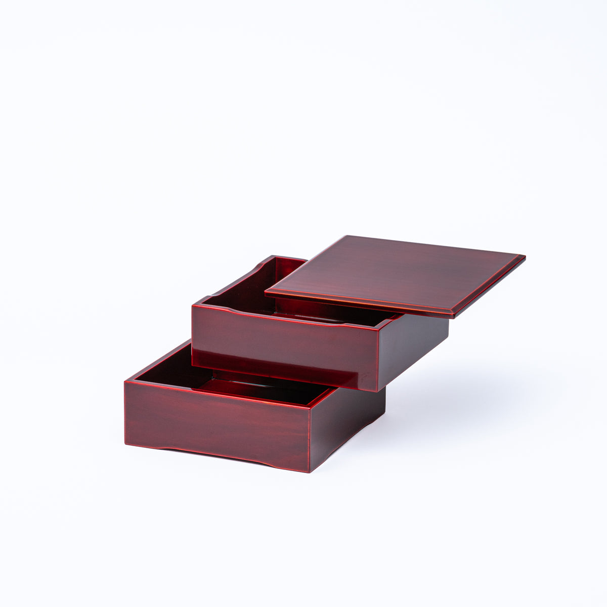 Red Amber Small Jubako Bento Box