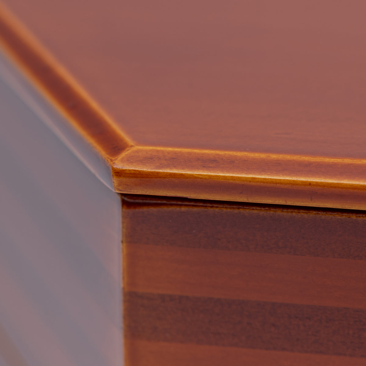 Golden Amber Hexagonal Jubako Bento Box