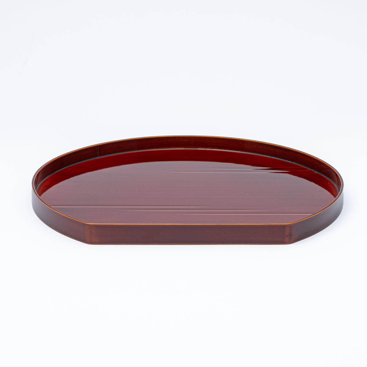 Golden Amber Half Moon Tray
