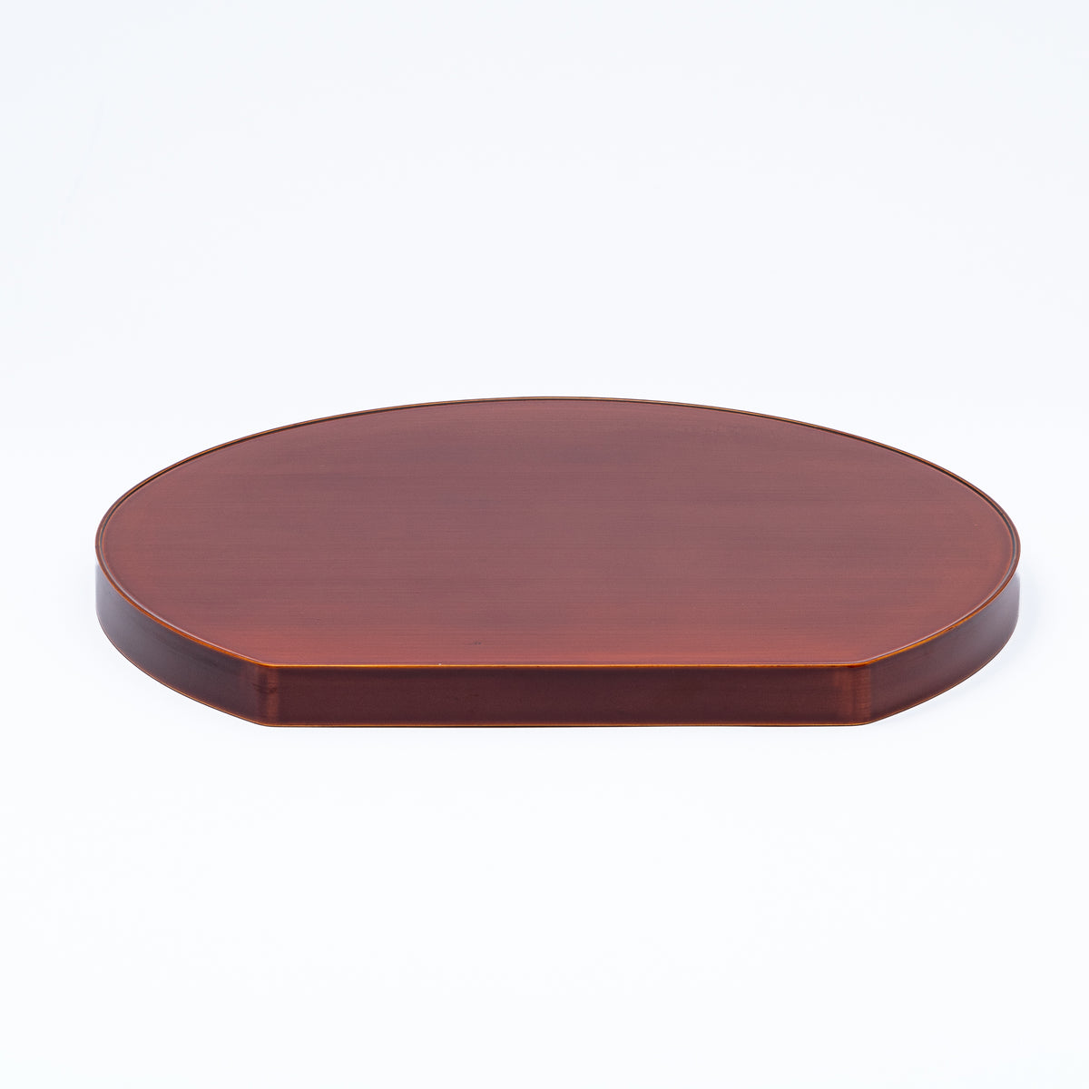Golden Amber Half Moon Tray
