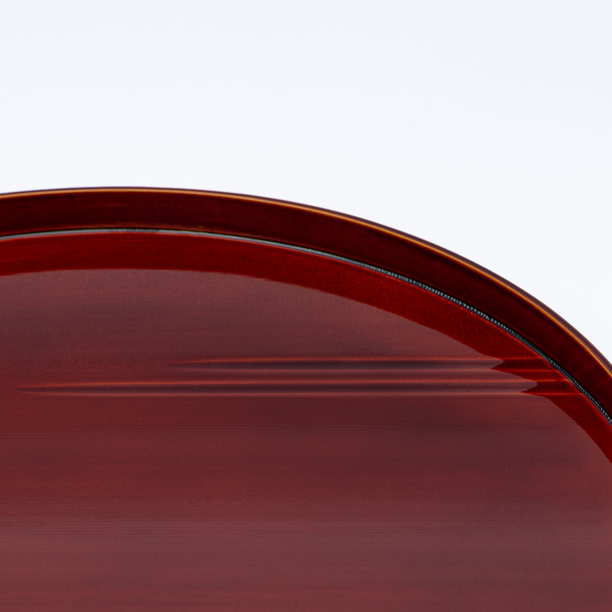 Golden Amber Half Moon Tray