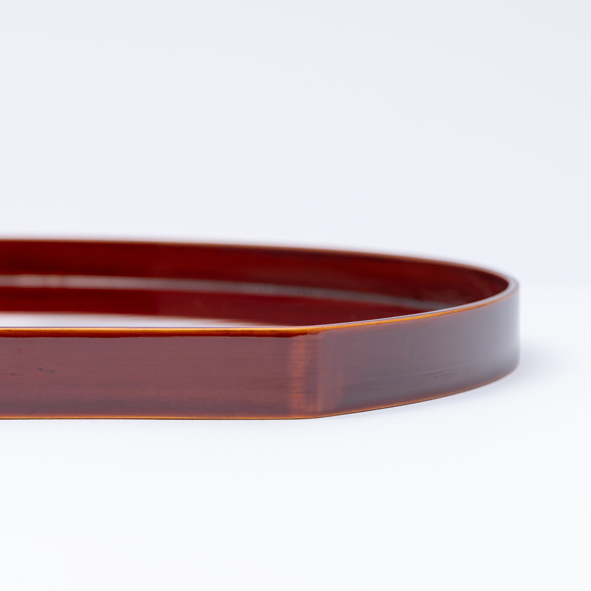 Golden Amber Half Moon Tray