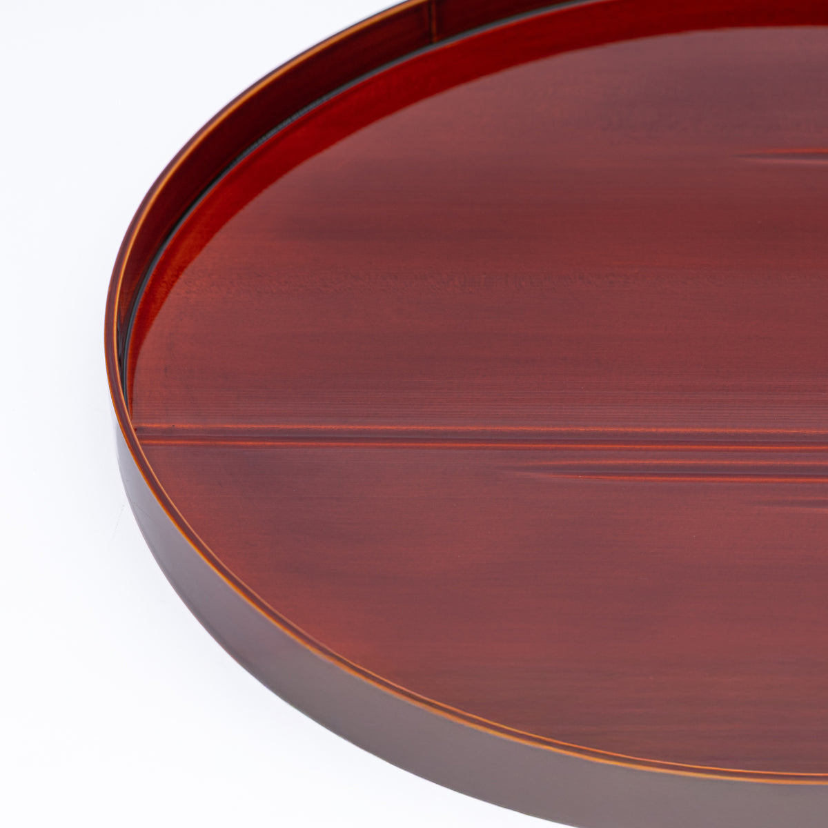 Golden Amber Half Moon Tray