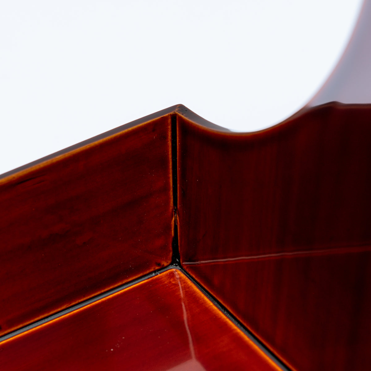 Golden Amber Hand-Carried Serving Tray