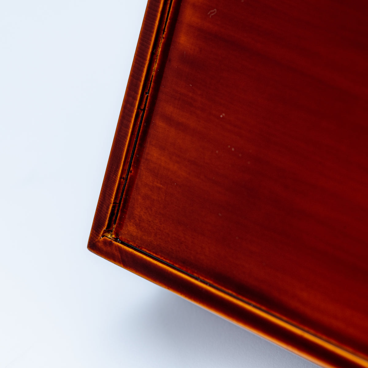 Golden Amber Hand-Carried Serving Tray
