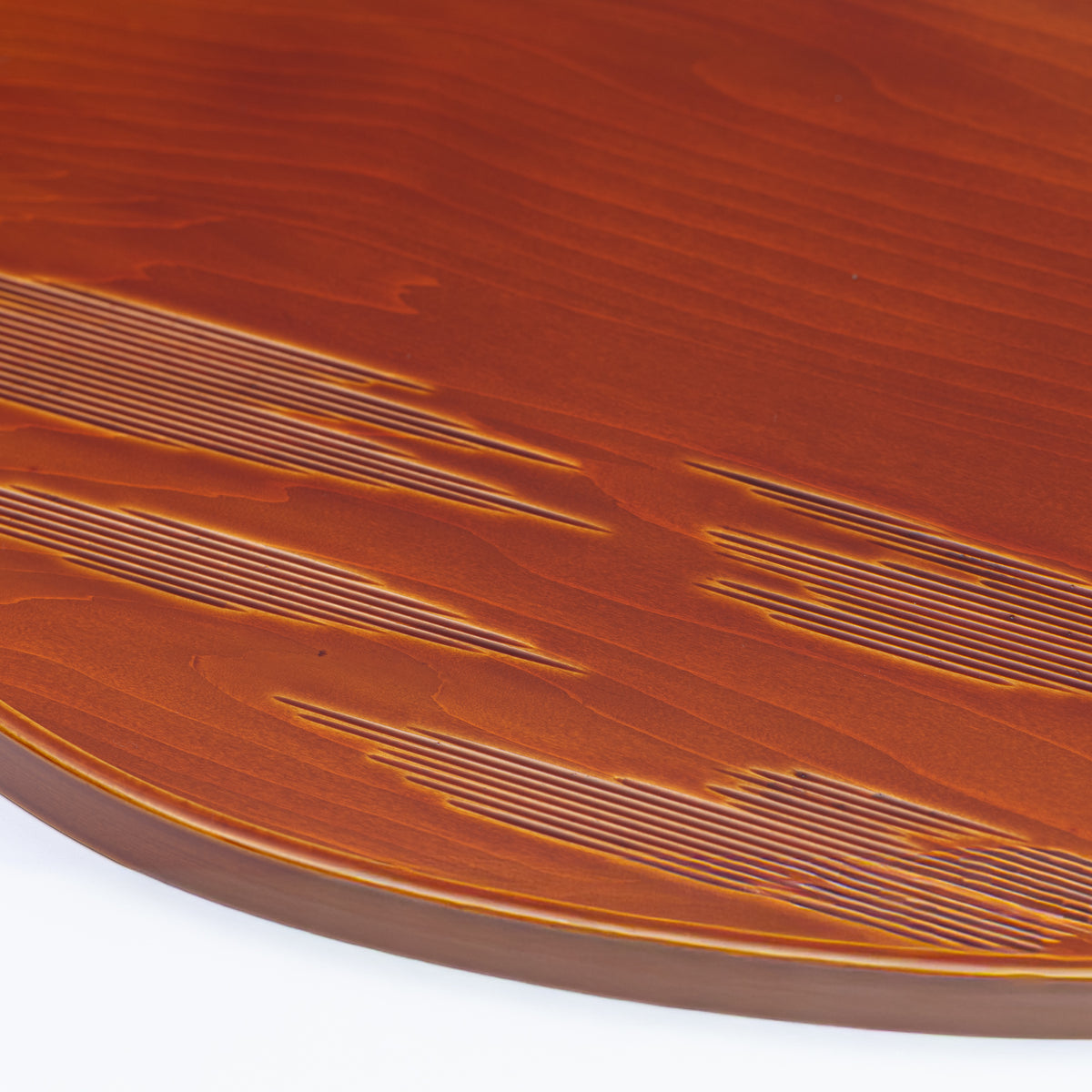 Golden Amber Clam-Shaped Tray