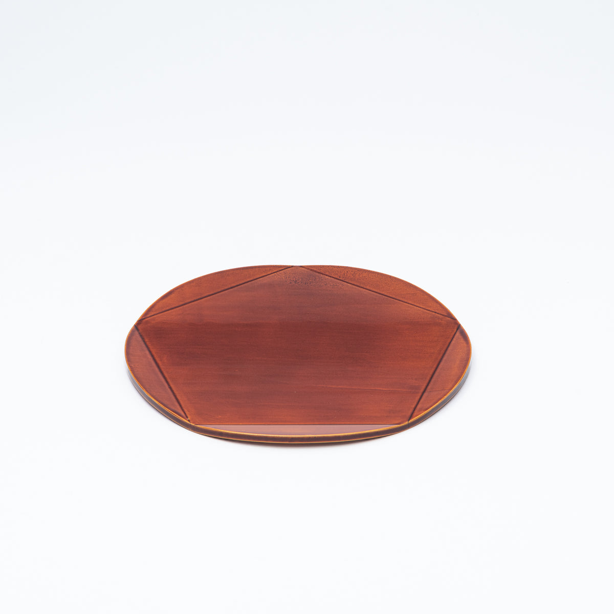 Golden Amber Plum Blossom Side Plate